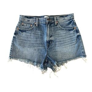 NWT Pistola Maeve Super High Rise Cut Off Denim Shorts – Play Day Wash Size 30